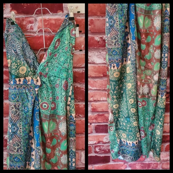 Boho Paisley Cami Jumpsuit  S, M, L NWOT - Picture 4 of 7